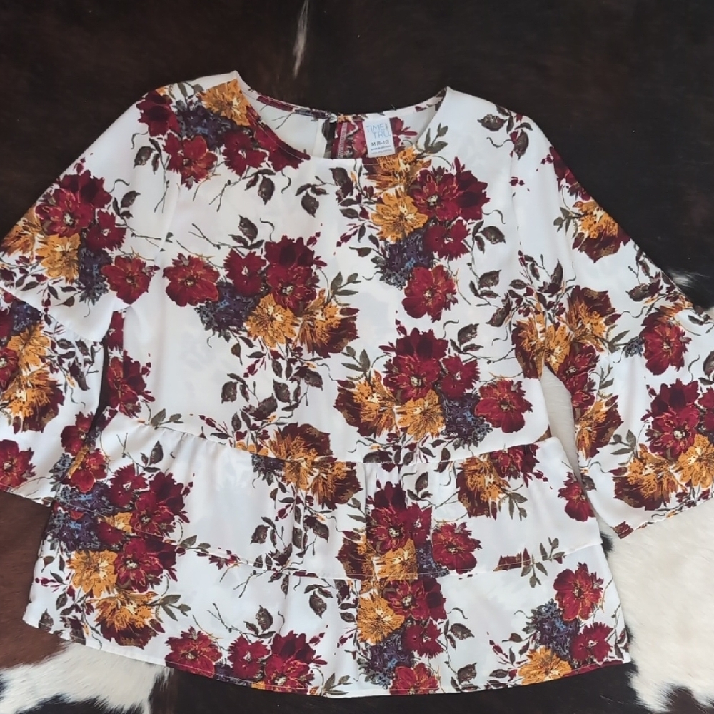 Floral Print Women's Top